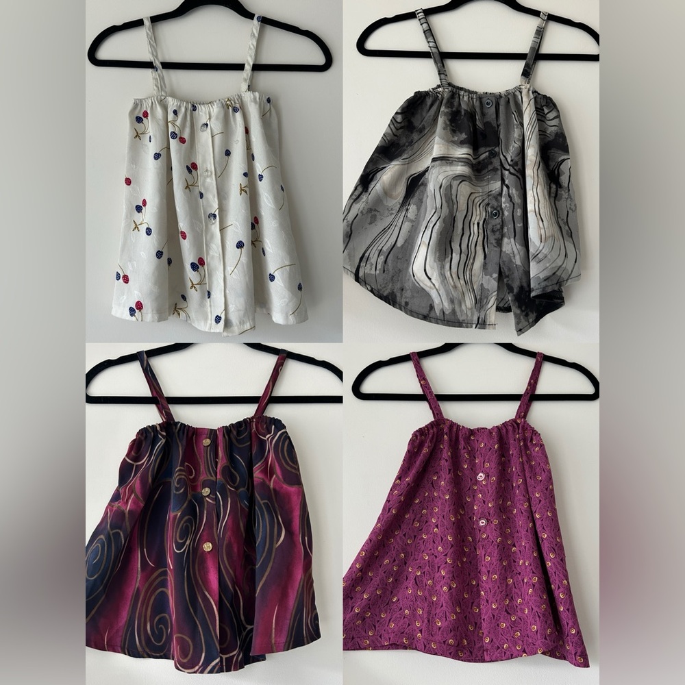 Handmade cropped tank top